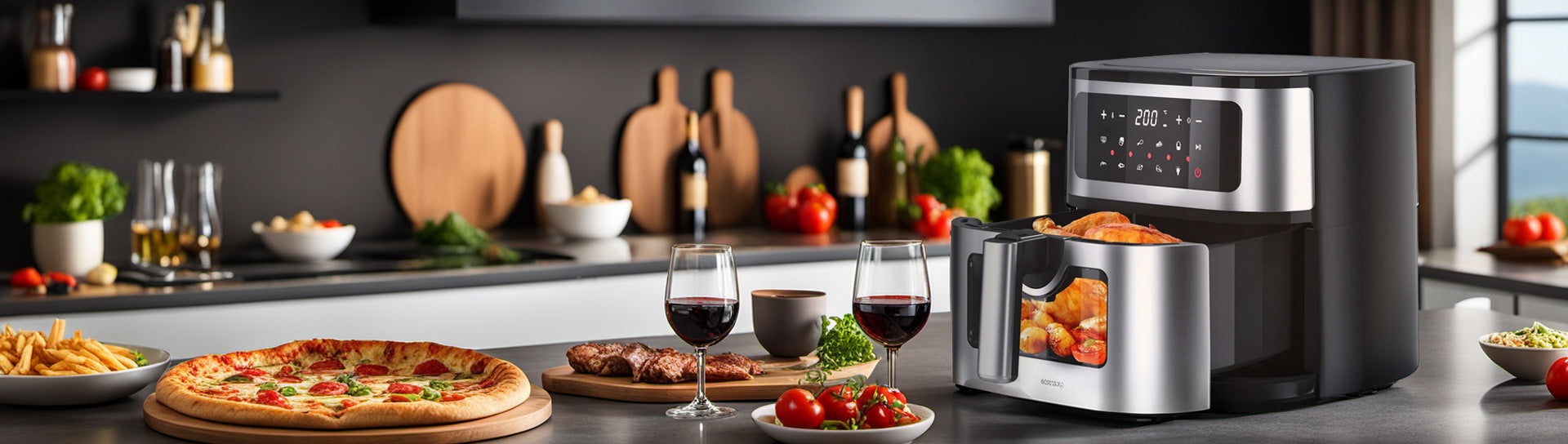 Heißluftfritteuse 7-8 L