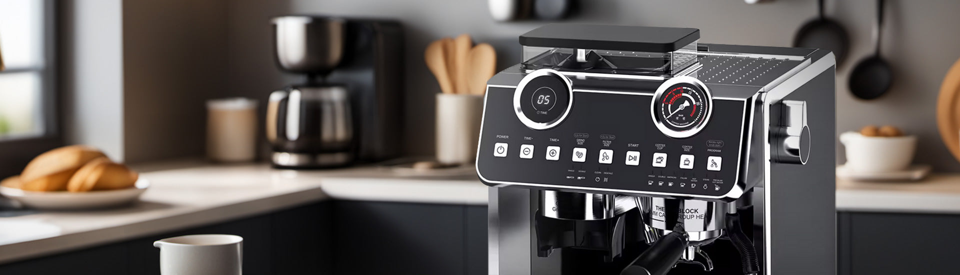 Manuelle Siebträgermaschine