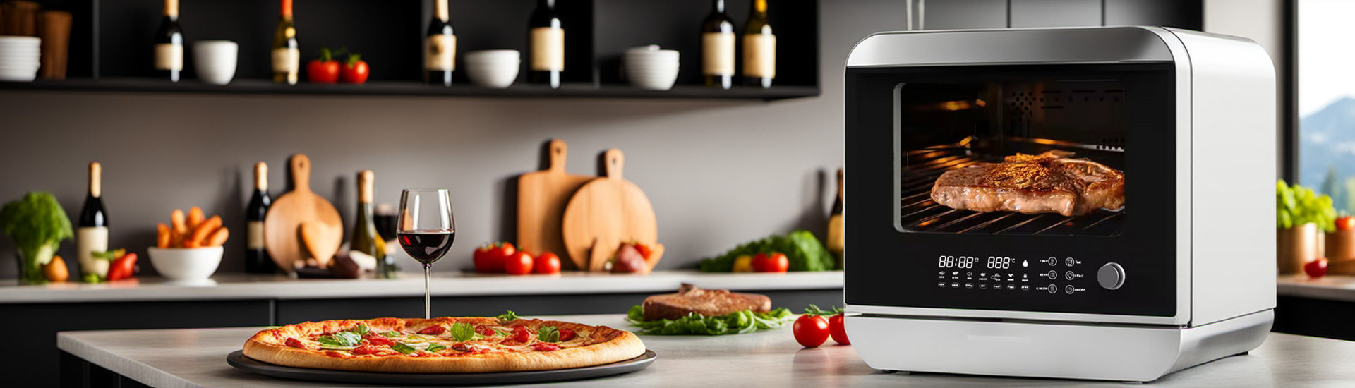 Heißluftfritteuse Backofen