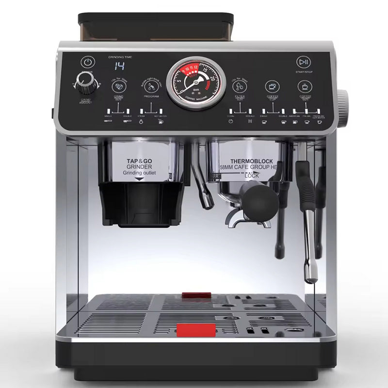 Espressomaschine EM650, 20 Bar, 2500W, Schwarz