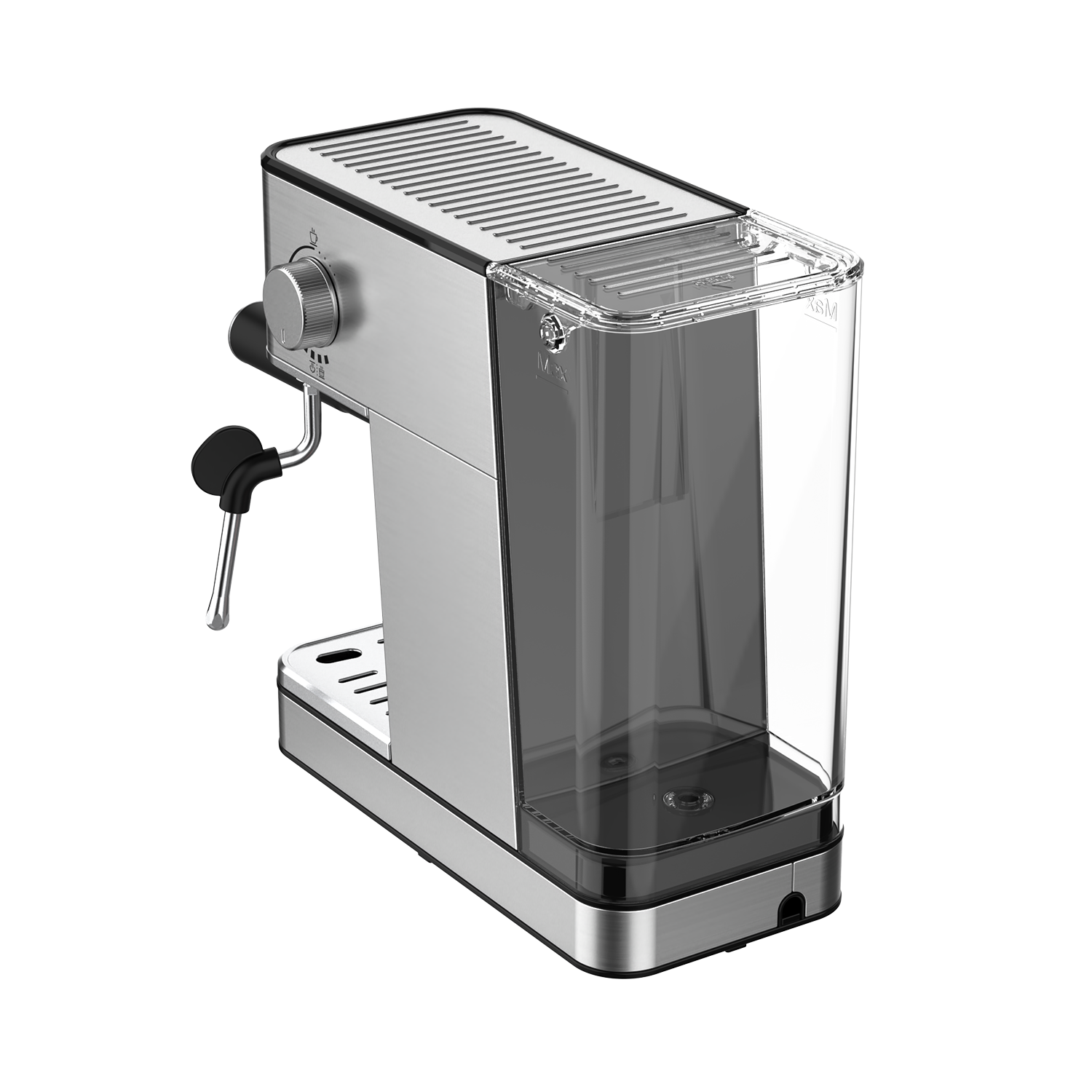 Espressomaschine 20 Bar, 1,6 l, 850 W, mit Dampfmilchaufschäumer