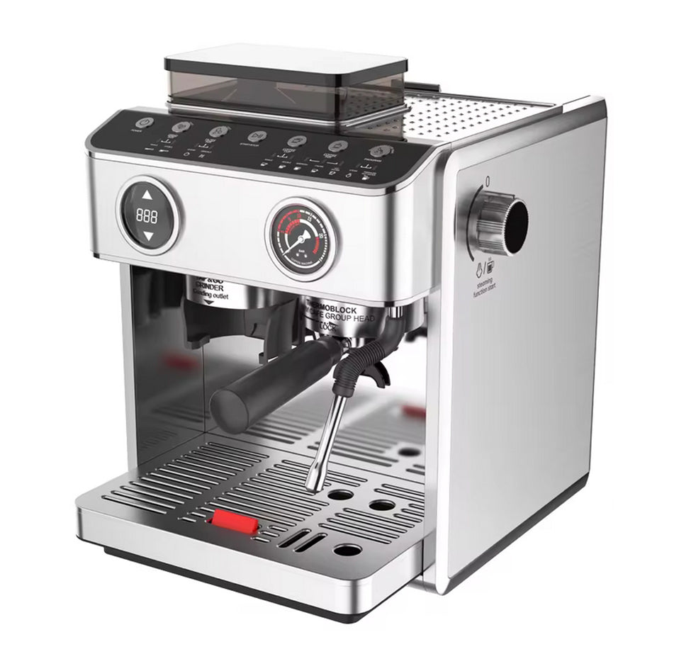 Espressomaschine EM651, 20 Bar, 2800W, Silber